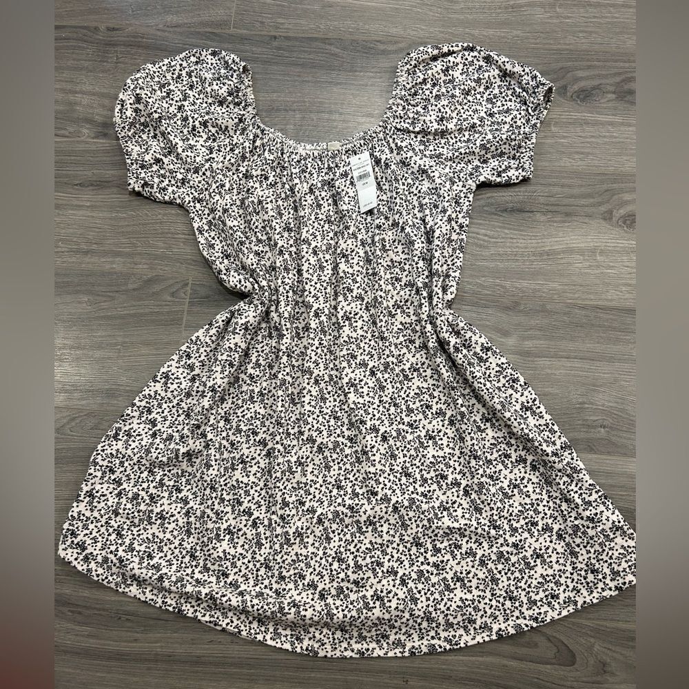 AE Beachy Puff-Sleeve Mini Dress